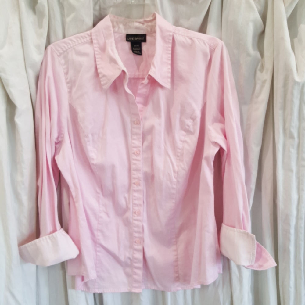 Cotton candy pink blouse